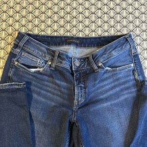 Silver Suki Slim Bootcut Jeans Womens 32X31 Dark Wash Denim